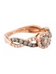 Le Vian 14K Diamond Halo Set Crossover Ring