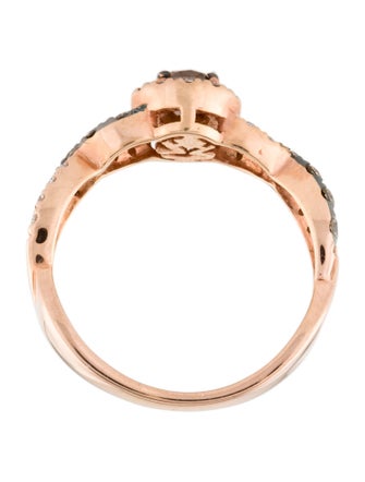 Le Vian 14K Diamond Halo Set Crossover Ring