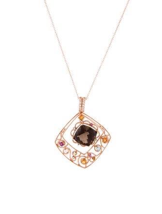 Le Vian 14K Multistone Pendant Necklace