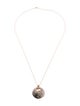 Le Vian 14K 2.08ctw Diamond Pave Set Puffed Circle Necklace