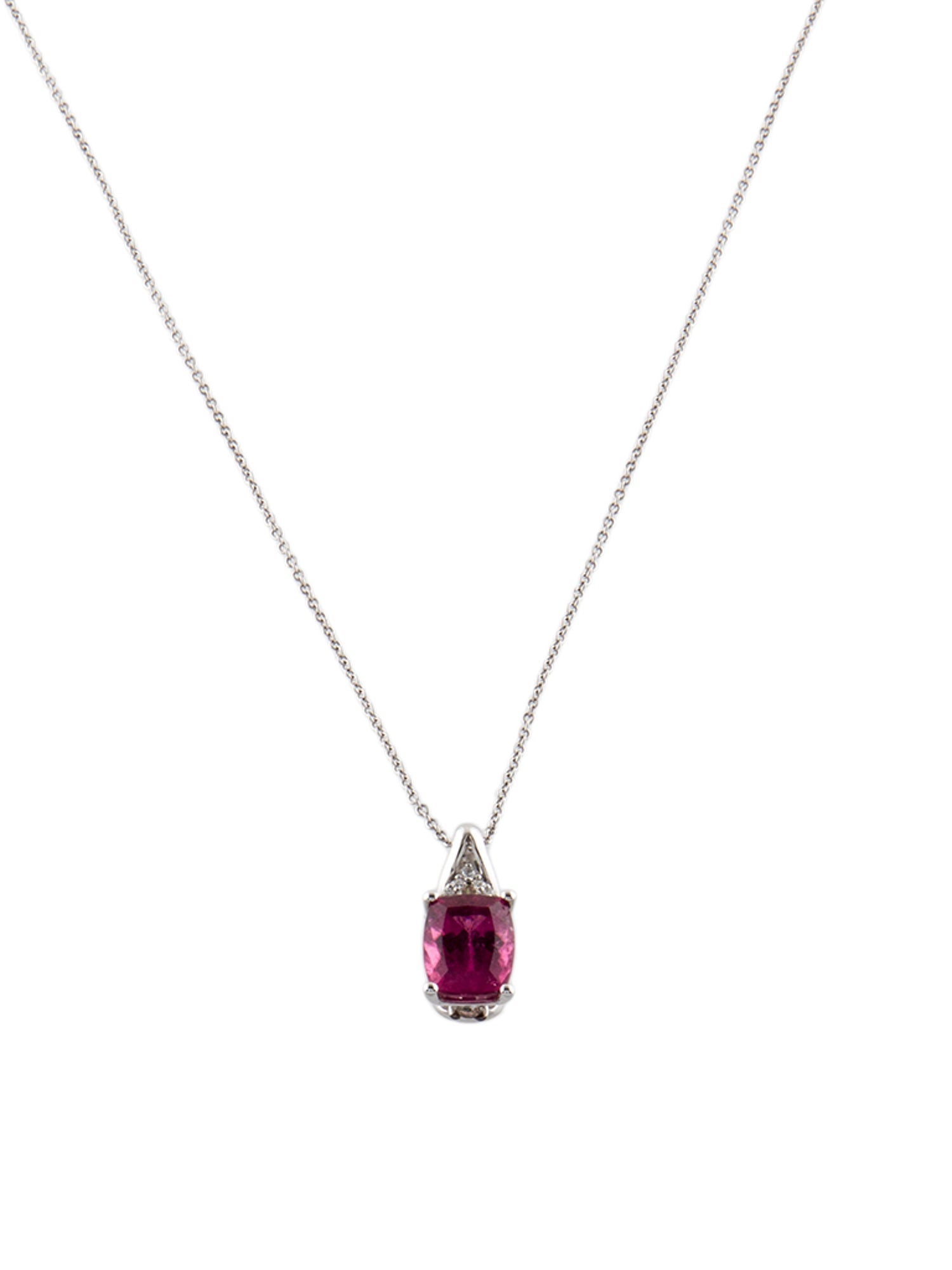 Le Vian 14K Tourmaline & Diamond Pendant Necklace w/ Tags