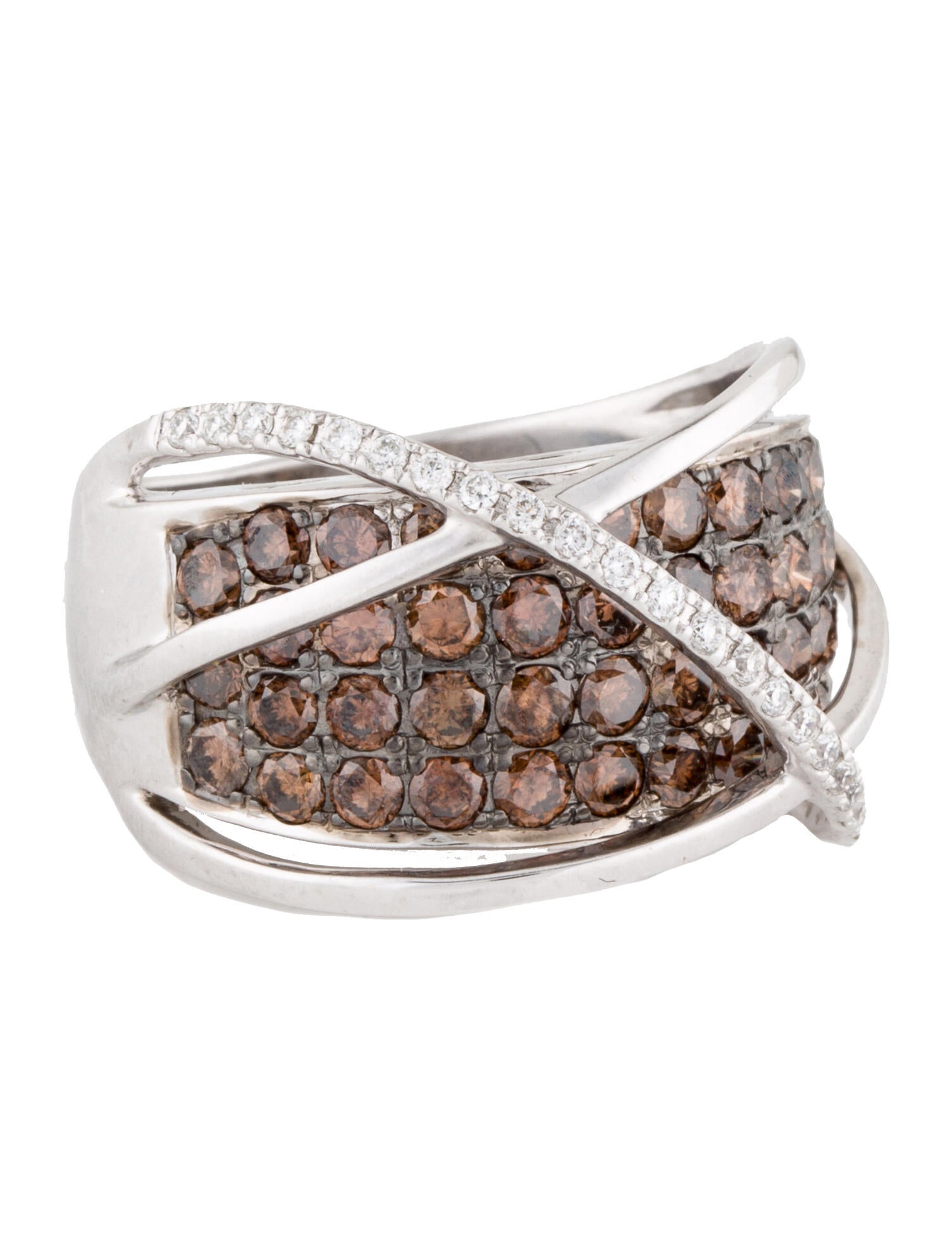 Le Vian 14K 2.96ctw Diamond Crossover Band