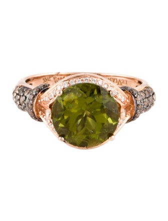 Le Vian 14K Peridot & Diamond Cocktail Ring