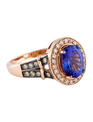 Le Vian Cocktail Ring 14K Tanzanite & Diamond 7
