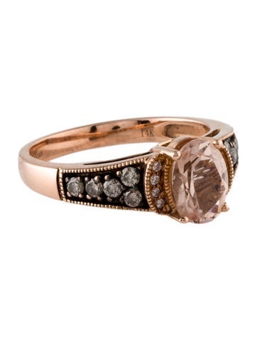Le Vian Cocktail Ring 14K Morganite & Diamond 6.5