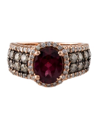 Le Vian 14K Rhodolite & Diamond Cocktail Ring