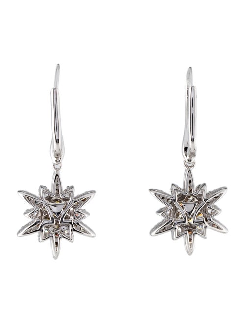 Le Vian 14K 1.29ctw Diamoand Star Drop Earrings