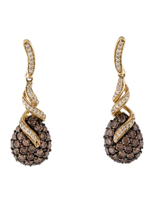 Le Vian 14K Diamond Teardrop Earrings