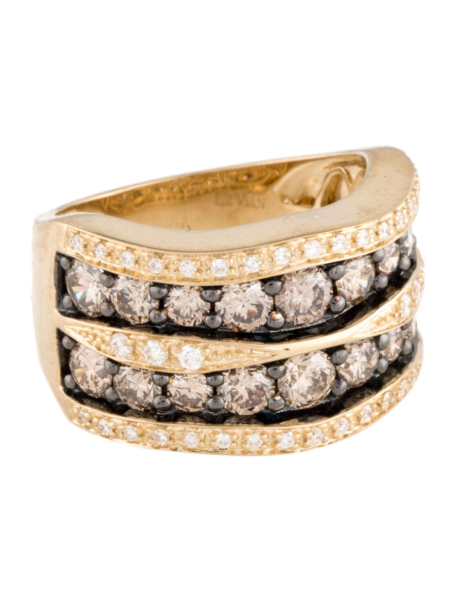 Mejuri 14K Dôme Figure Slim Ring - 14K Yellow Gold Band
