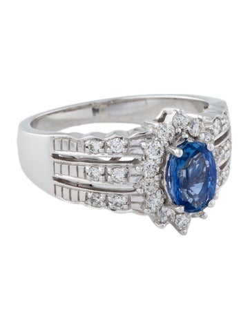 Le Vian Cocktail Ring 14K Sapphire & Diamond 7