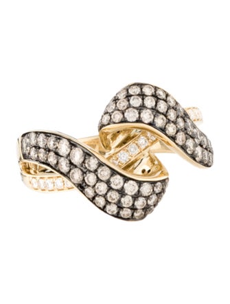 Le Vian 14K Diamond Crossover Chocolatier Ring