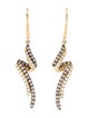 Le Vian 14K Diamond Swirl Chocolatier Drop Earrings
