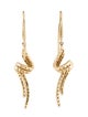 Le Vian 14K Diamond Swirl Chocolatier Drop Earrings
