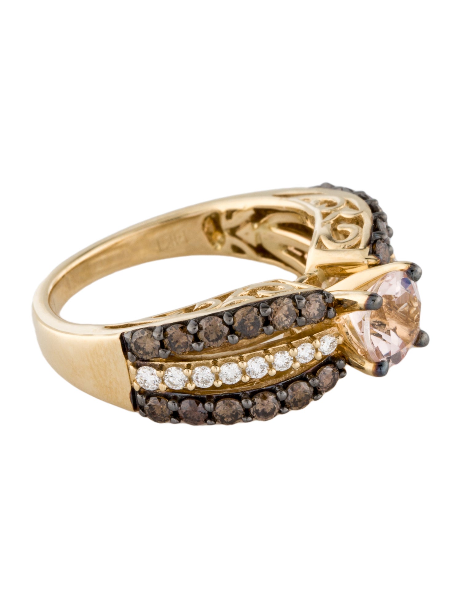 Le Vian 14K Morganite & Diamond Cocktail Ring