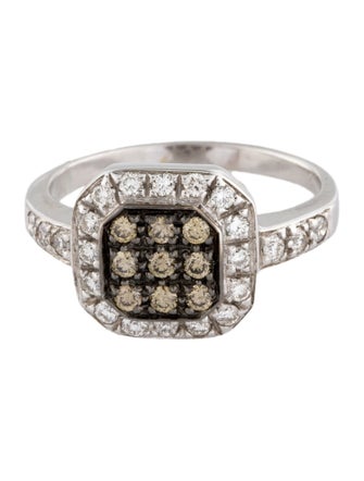 Le Vian 14K Diamond Halo Cluster Cocktail Ring
