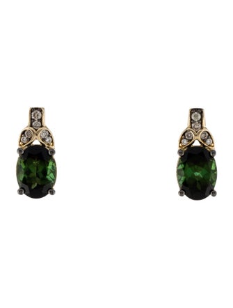 Le Vian 14K Tourmaline & Diamond Drop Earrings
