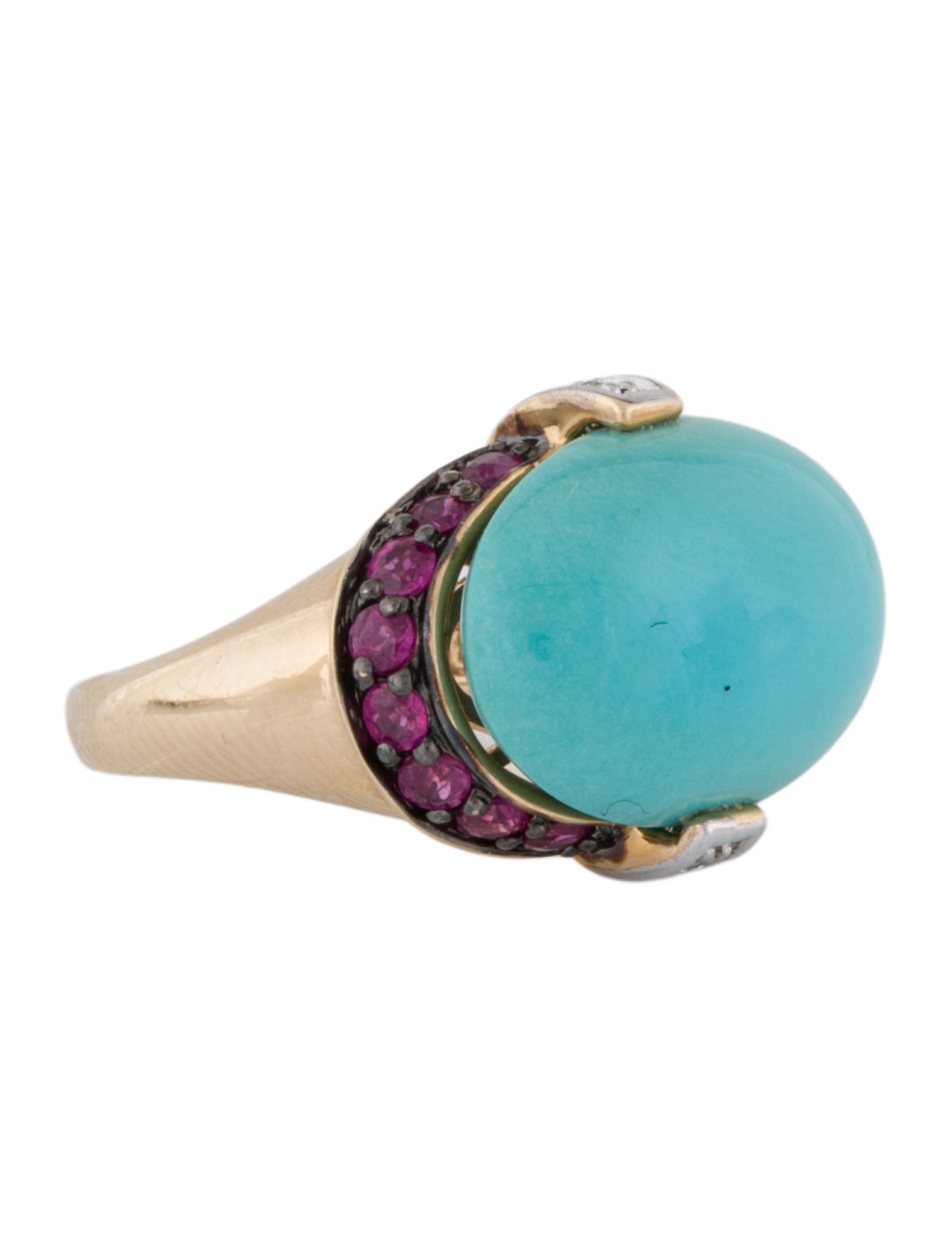 MISSOMA★HARRIS REED コラボ LABRADORITE カクテルリング 指輪 Harris Reed Labradorite Cocktail Ring | 18k Gold Plated