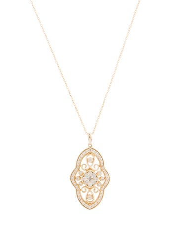 Le Vian Pendant Necklace 14K Diamond
