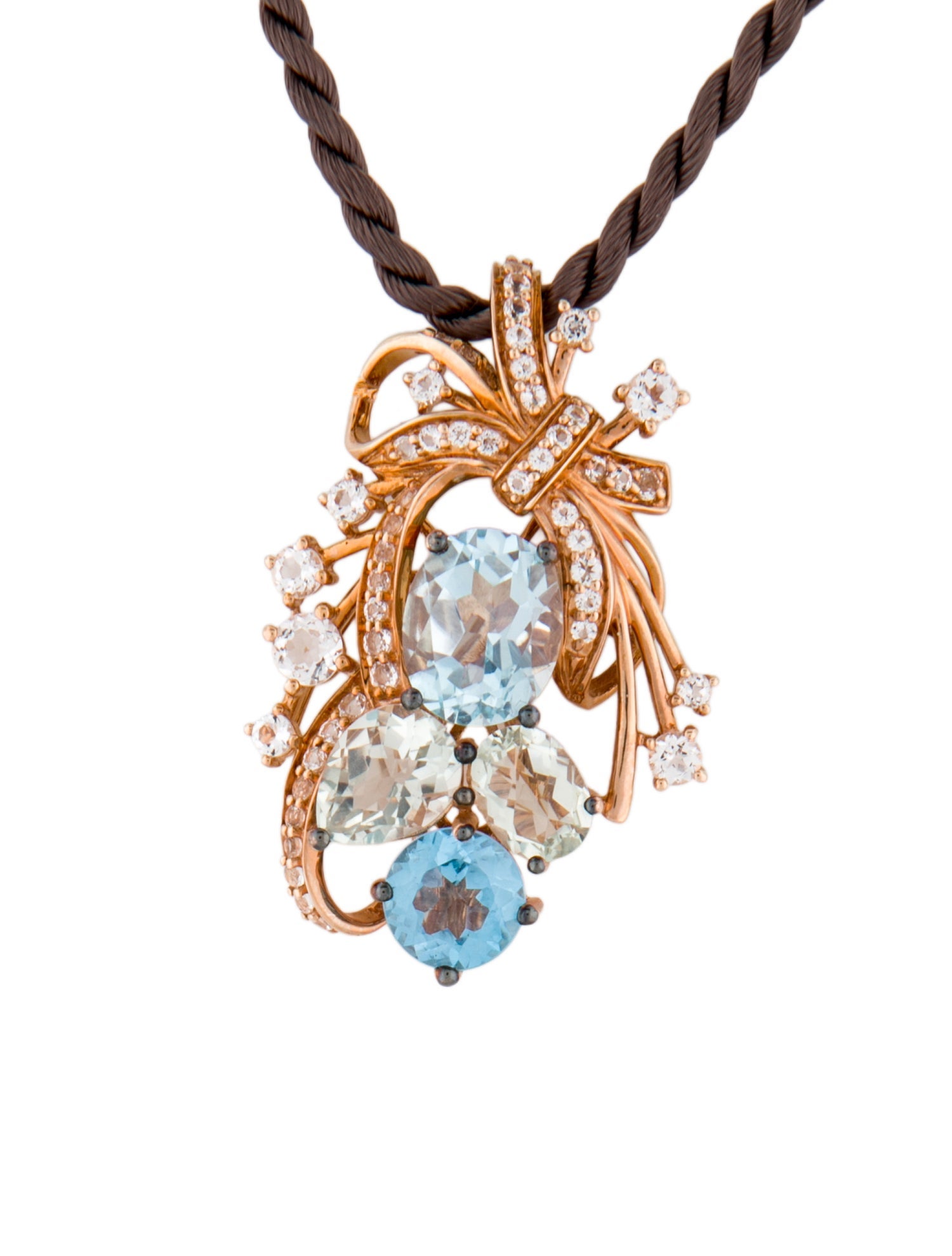 Le Vian 14K Topaz & Prasiolite Crazy Collection® Pendant Necklace