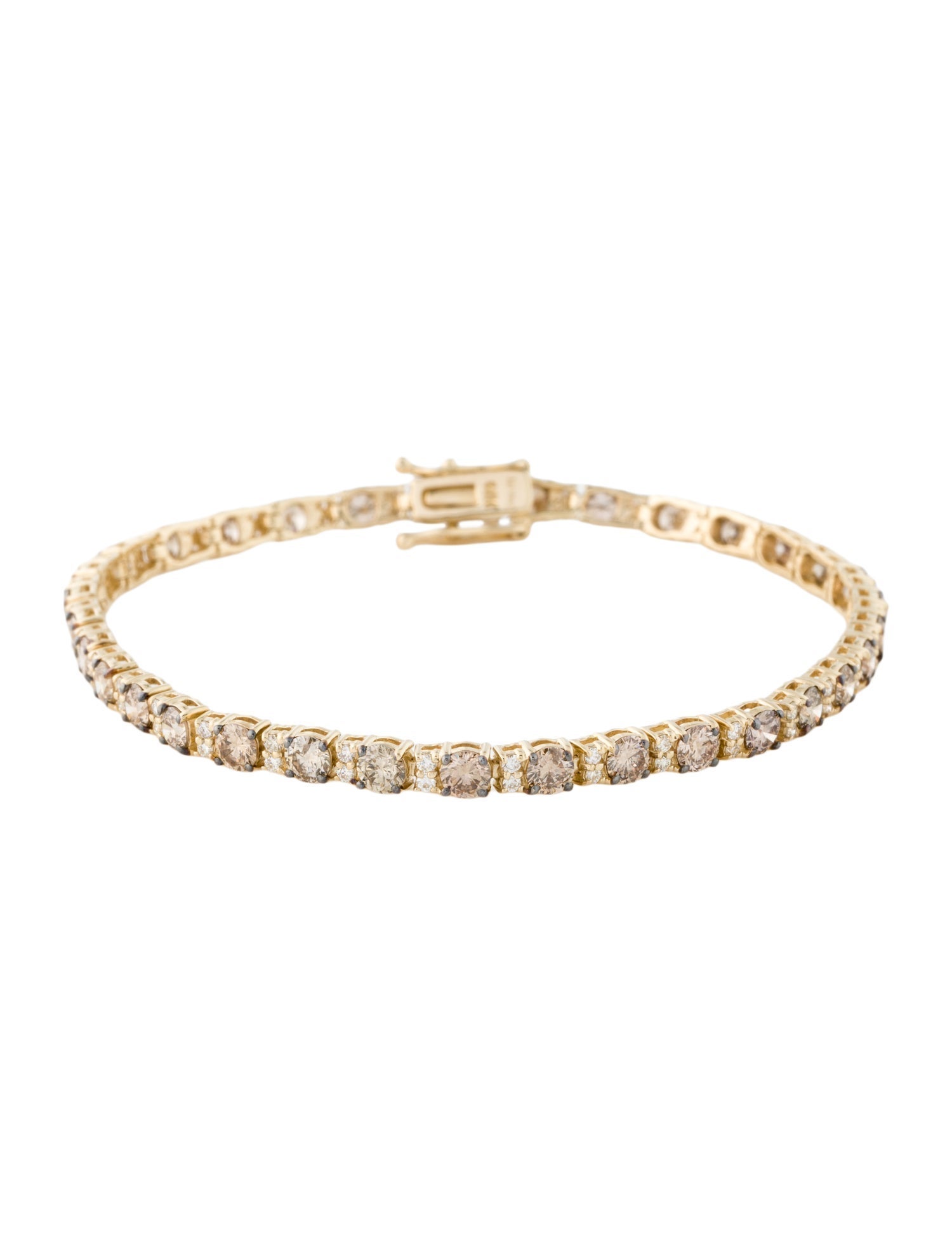 Le Vian 14K 5.28ctw Diamond Tennis Link Bracelet