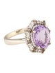 Le Vian 14K 3.18ctw Amethyst ,Smoky Quartz & Sapphire Cocktail Ring