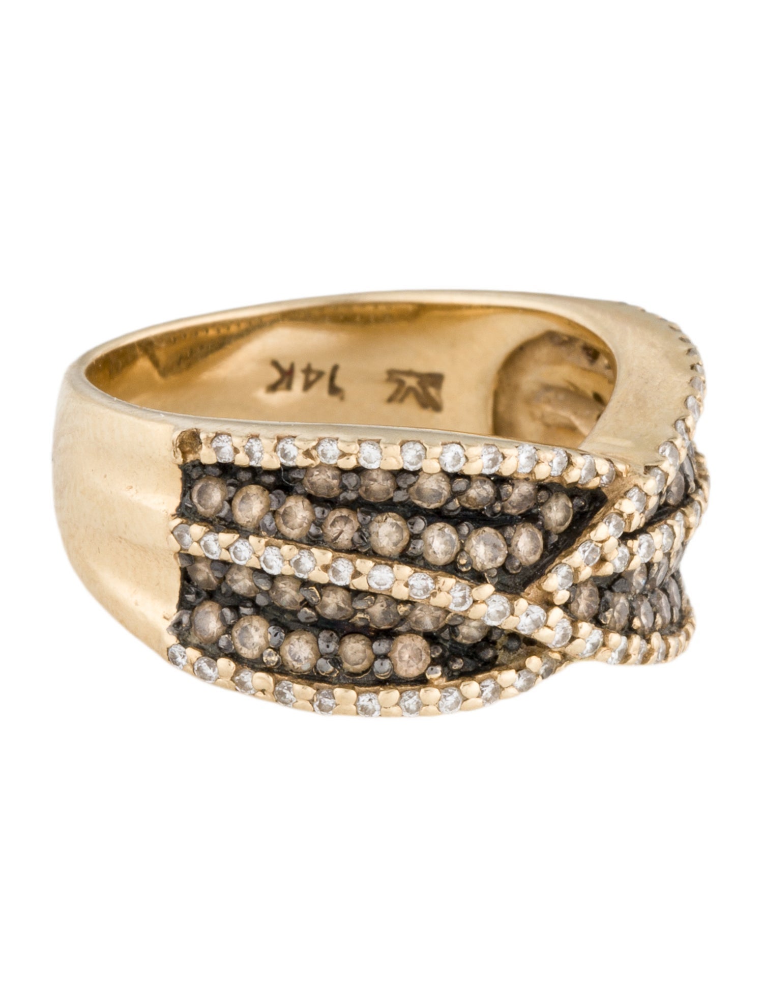 Le Vian 14K Diamond Crossover Band