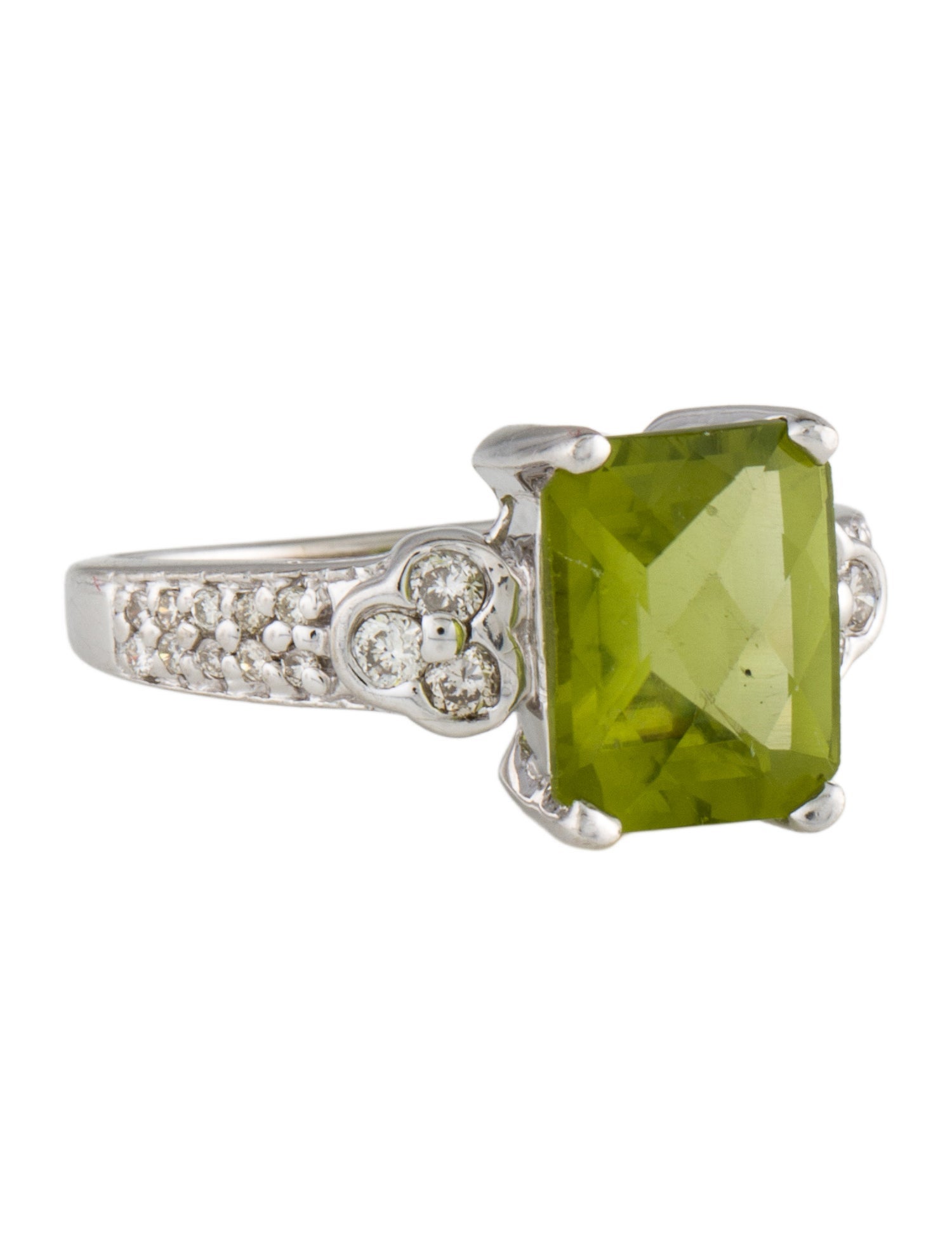 Le Vian 14K Peridot & Diamond Cocktail Ring