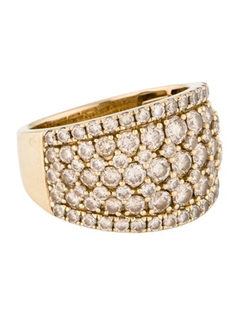 Le Vian 14K 2.63ctw Diamond Multirow Statement Ring