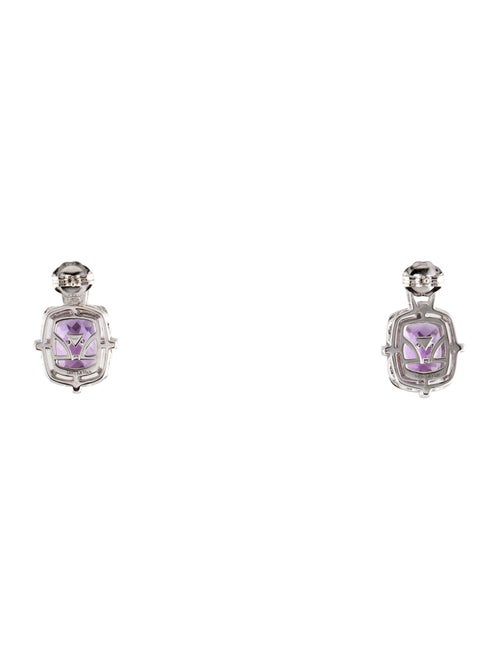 Le Vian 14K Amethyst & Diamond Stud Earrings