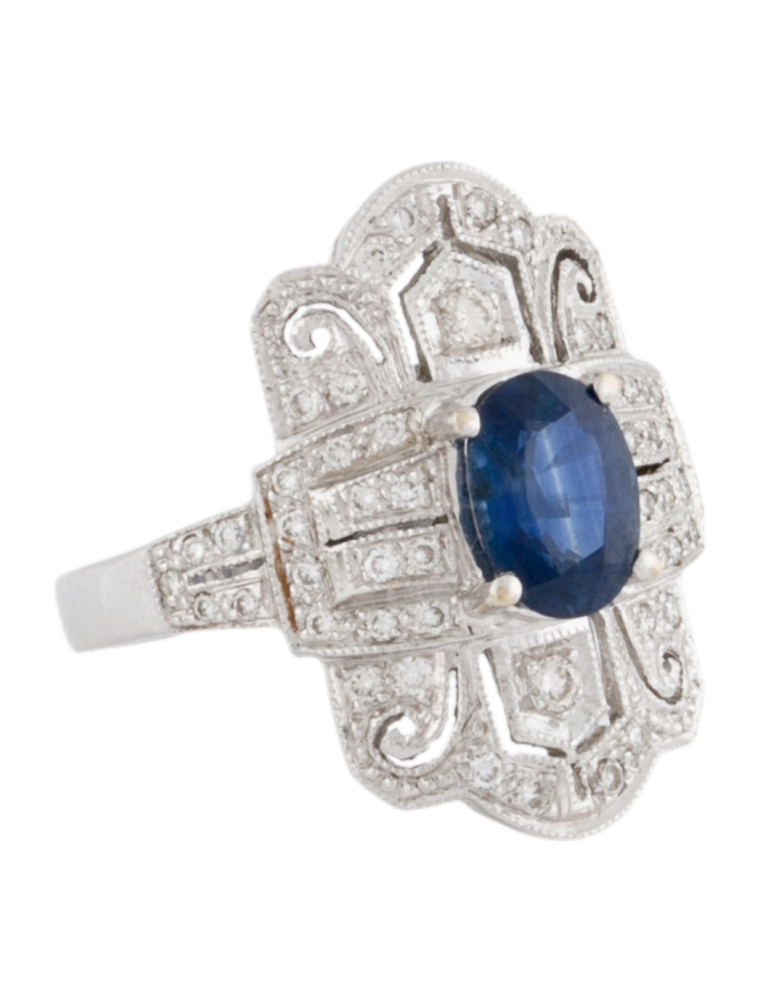 Le Vian 18K Sapphire & Diamond Cocktail Ring