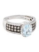 Le Vian 14K 1.03ct Aquamarine & Diamond Grand Chocolatier Ring