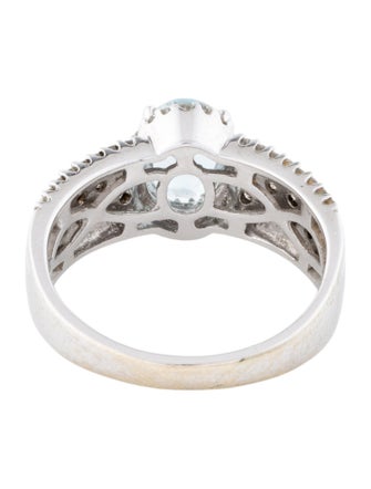 Le Vian 14K 1.03ct Aquamarine & Diamond Grand Chocolatier Ring