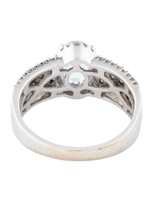 Le Vian 14K 1.03ct Aquamarine & Diamond Grand Chocolatier Ring