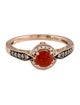 Le Vian 14K Fire Opal & Diamond Cocktail Ring
