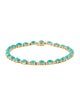 Le Vian 14K 10.25ctw Turquoise & Sapphire Link Bracelet