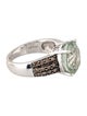Le Vian 14K 5.46ct Prasiolite & Diamond Cocktail Ring