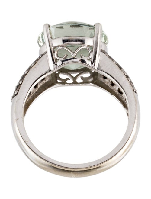 Le Vian 14K 5.46ct Prasiolite & Diamond Cocktail Ring