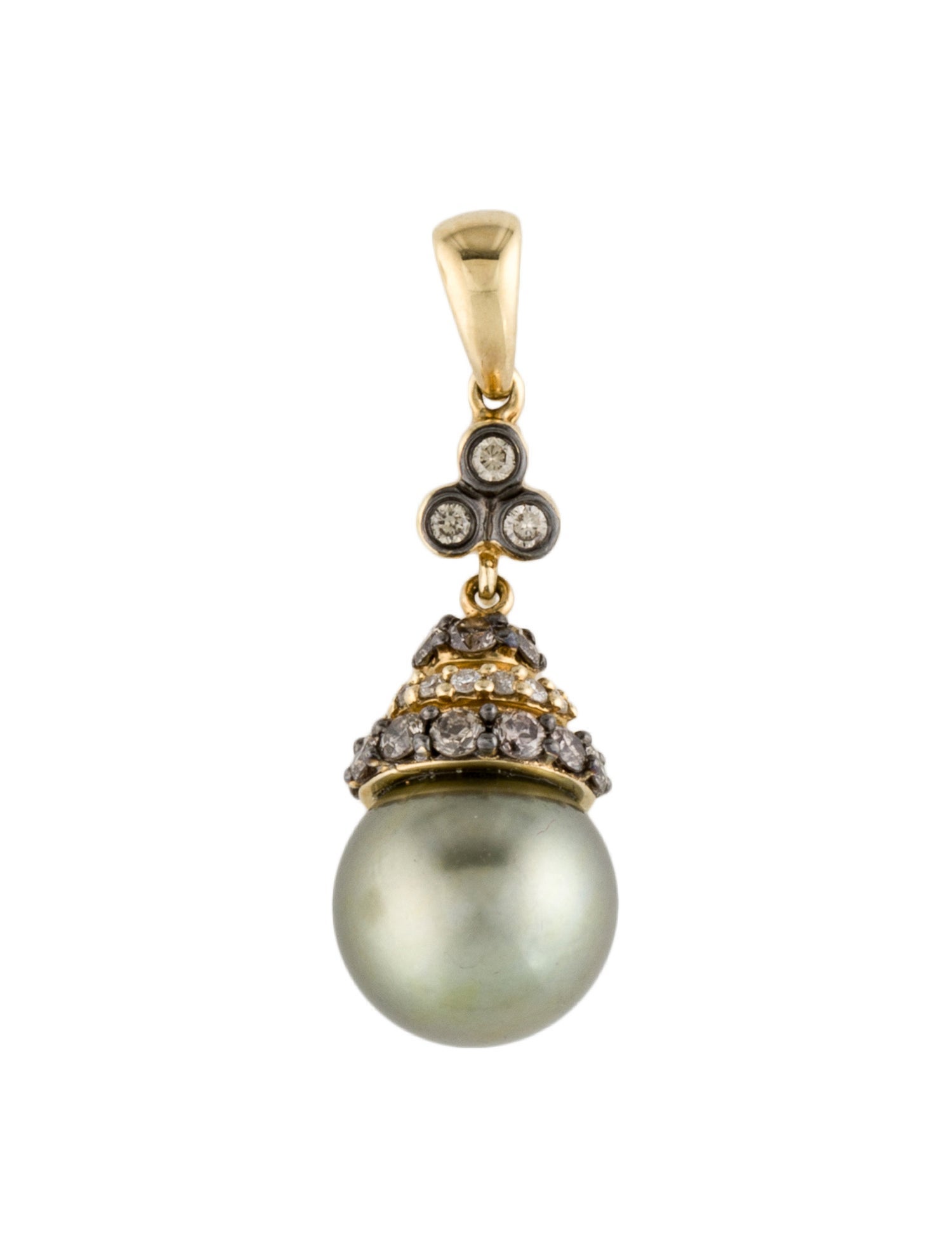Le Vian 14K Pearl & Diamond Pendant