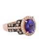 Le Vian 14K Tanzanite & Diamond Cocktail Ring