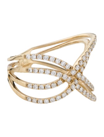Le Vian 14K Diamond Crossover Band