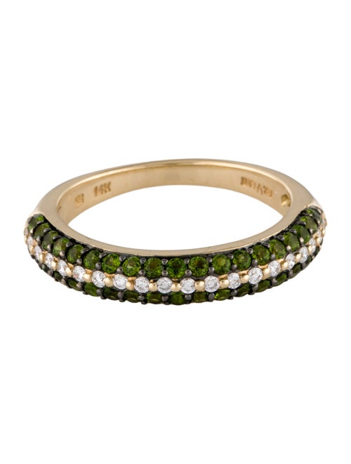 Le Vian 14K Diopside & Diamond Band