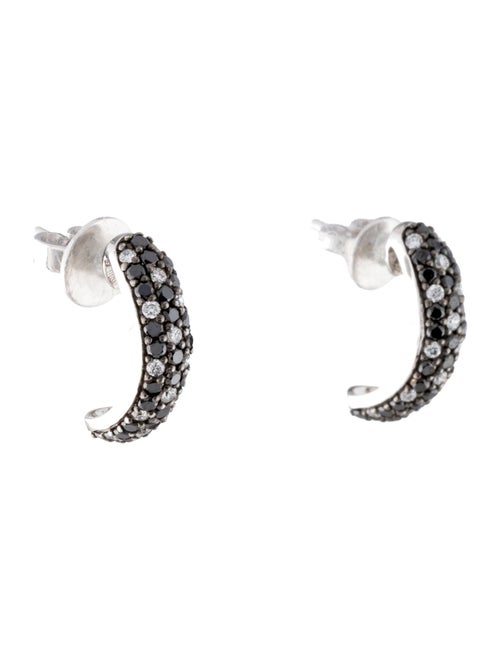 Le Vian 14K 1.15ctw Half Hoop Earrings