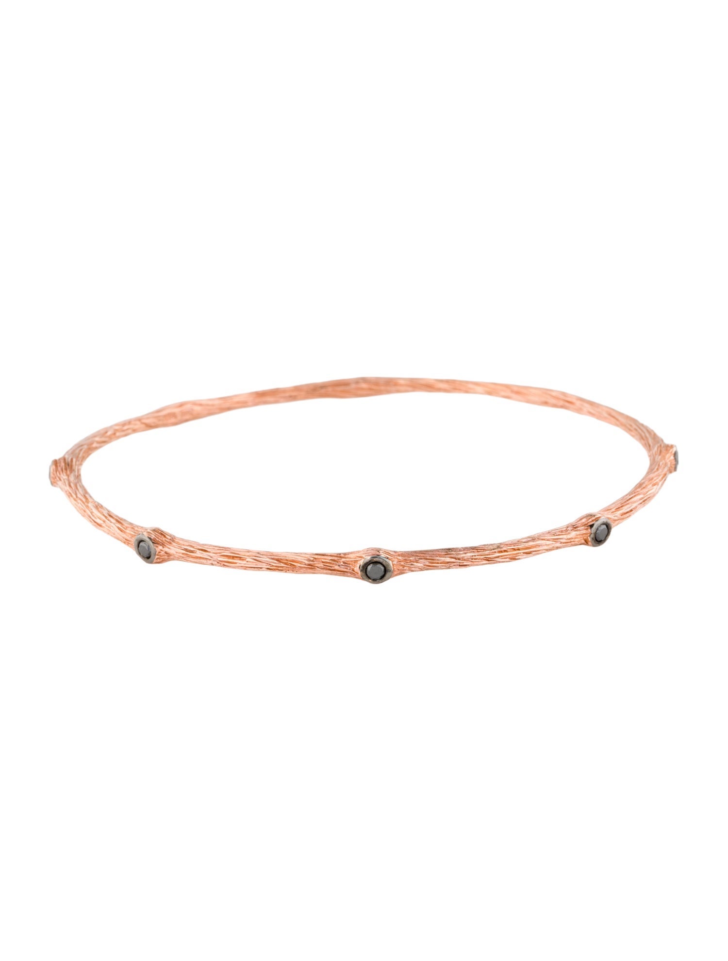 Le Vian 14K Diamond Textured Bangle Bracelet