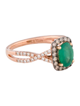 Le Vian 14K Emerald & Diamond Cocktail Ring