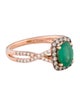 Le Vian 14K Emerald & Diamond Cocktail Ring