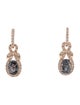 Le Vian 14K Spinel & Diamond Drop Earrings
