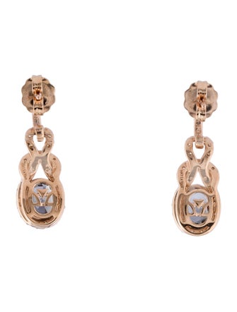 Le Vian 14K Spinel & Diamond Drop Earrings