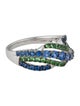 Le Vian 14K Sapphire & Tsavorite Garnet Band Ring