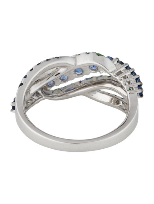 Le Vian 14K Sapphire & Tsavorite Garnet Band Ring
