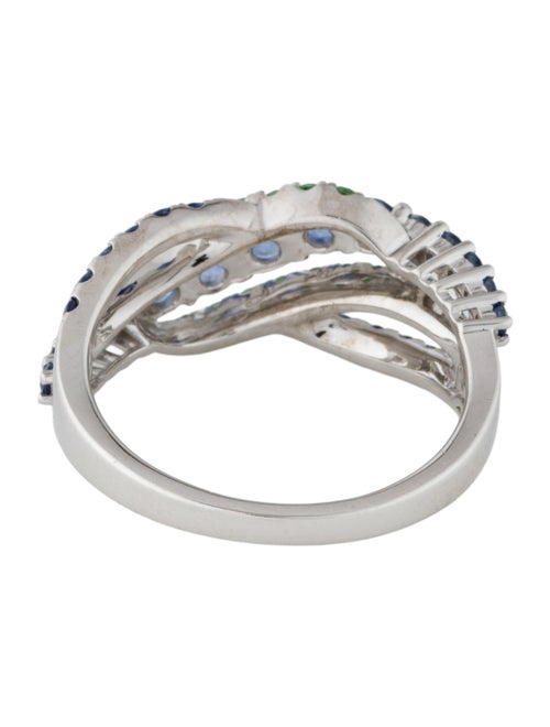 Le Vian 14K Sapphire & Tsavorite Garnet Band Ring